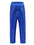 Girls Royal Blue Sequin Sports Casual Legging Pants 9M-8 - SophiasStyle.com